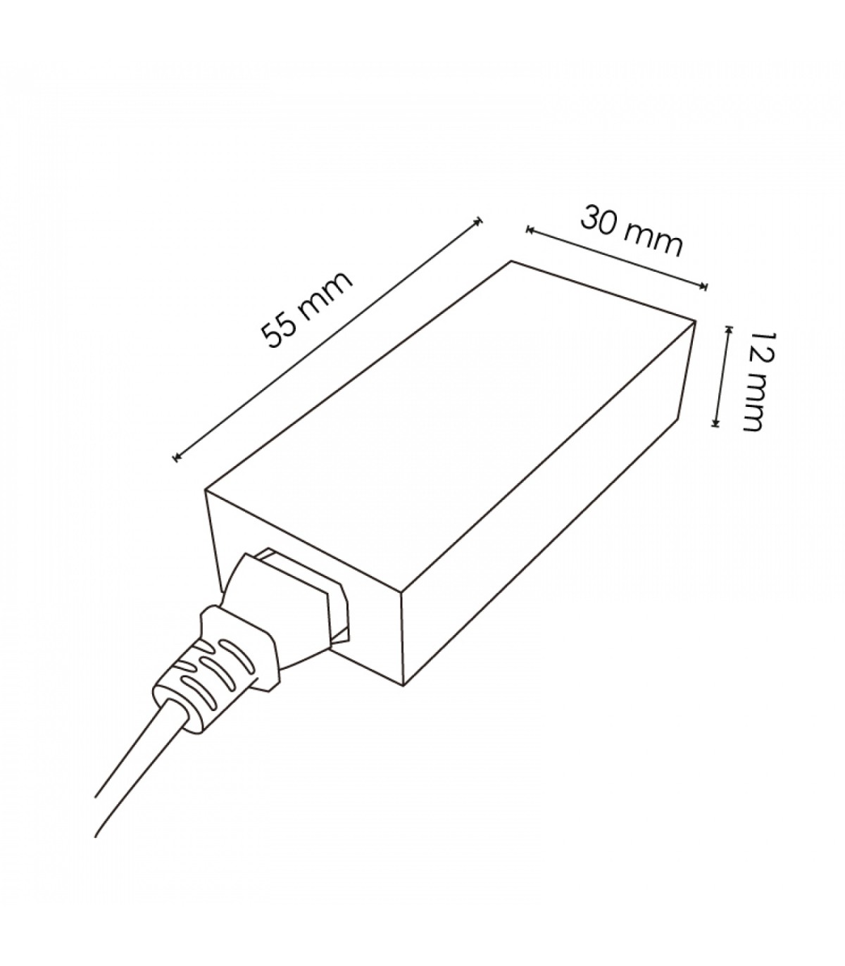 Adaptador Corriente Tiras Led 60W 12VDC