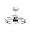 Ventilador Led Alison Blanco/Negro DC 125+125W 1100+1100Lm 3 Aspas CCT