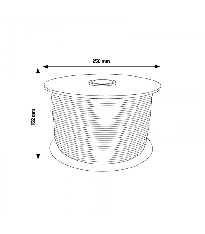Cable Eléctrico Oxígeno Plano Manguera 2X0.5Mm² Para Tiras Led Monocolor - Metro-