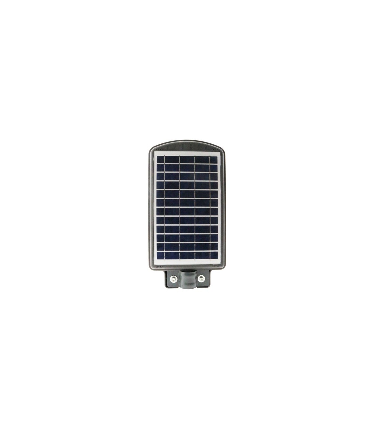 Farola LED Solar 20W 1.500Lm 140ºx75º Sensor crepuscular IP65 6000K