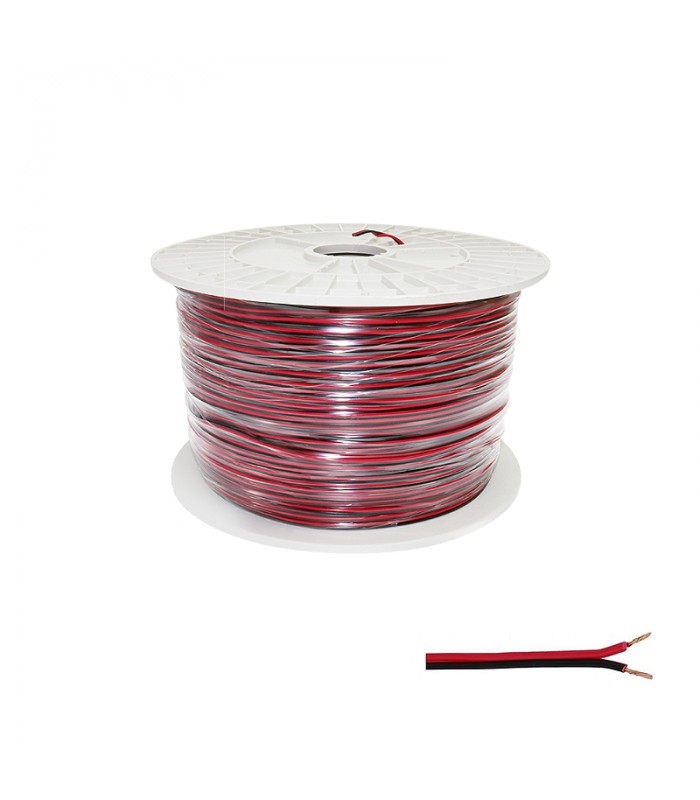 Cable Eléctrico Plano Manguera 2X0.5Mm² Para Tiras Led Monocolor -Metro-