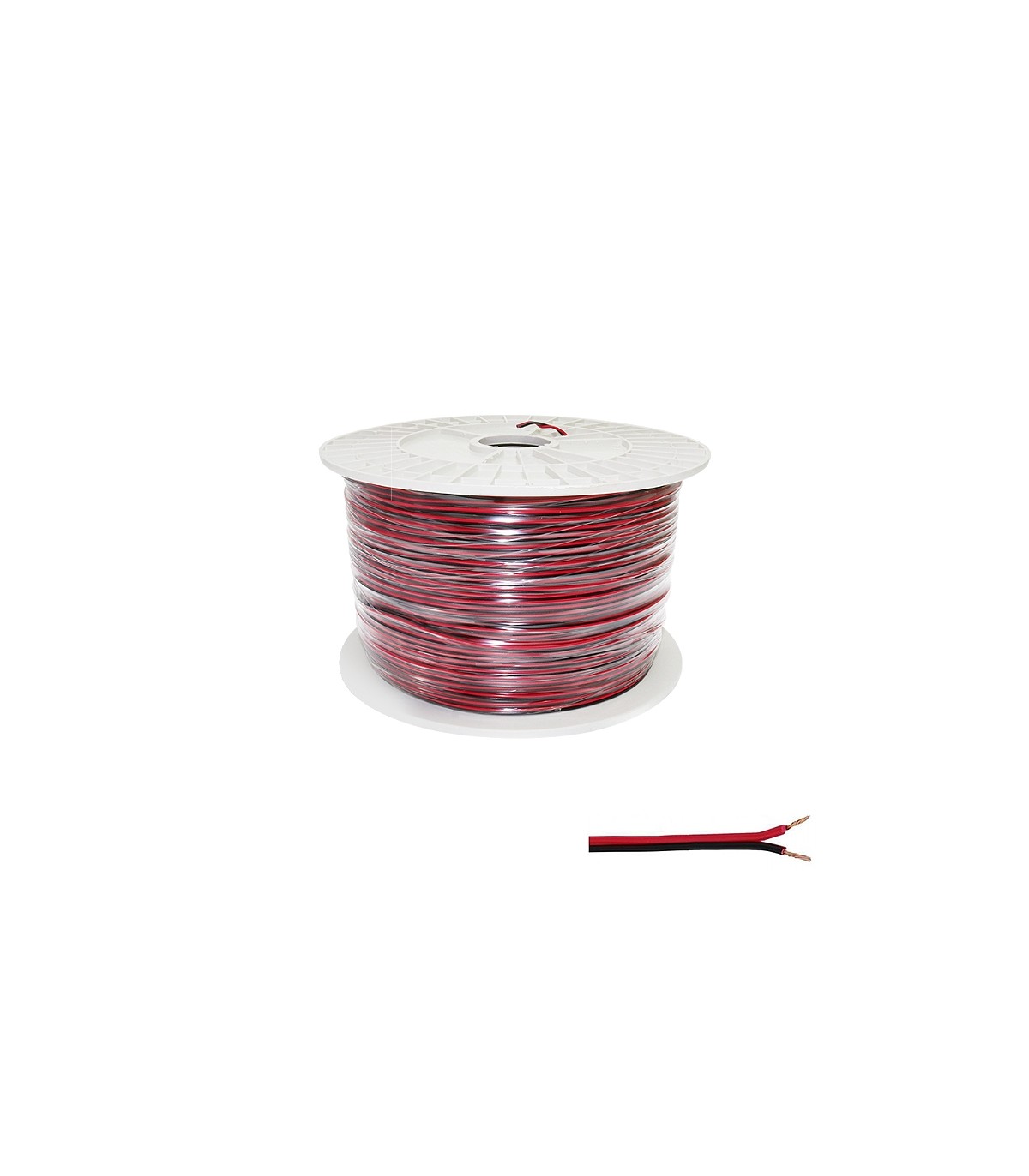Cable Eléctrico Plano Manguera 2X0.5Mm² Para Tiras Led Monocolor -Metro-