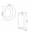 Controlador Regulador Monocolor + CCT 12 / 24V 12A + Mando RF