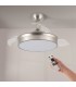 Ventilador de techo Messe APP DC 72W 3360Lm Niquel 4 Aspas CCT