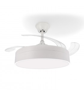 Ventilador de techo Messe APP DC 72W 3360Lm Blanco 4 Aspas CCT