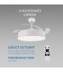 Ventilador de techo Messe APP DC 72W 3360Lm Blanco 4 Aspas CCT