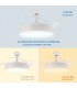Ventilador de techo Messe APP DC 72W 3360Lm Blanco 4 Aspas CCT