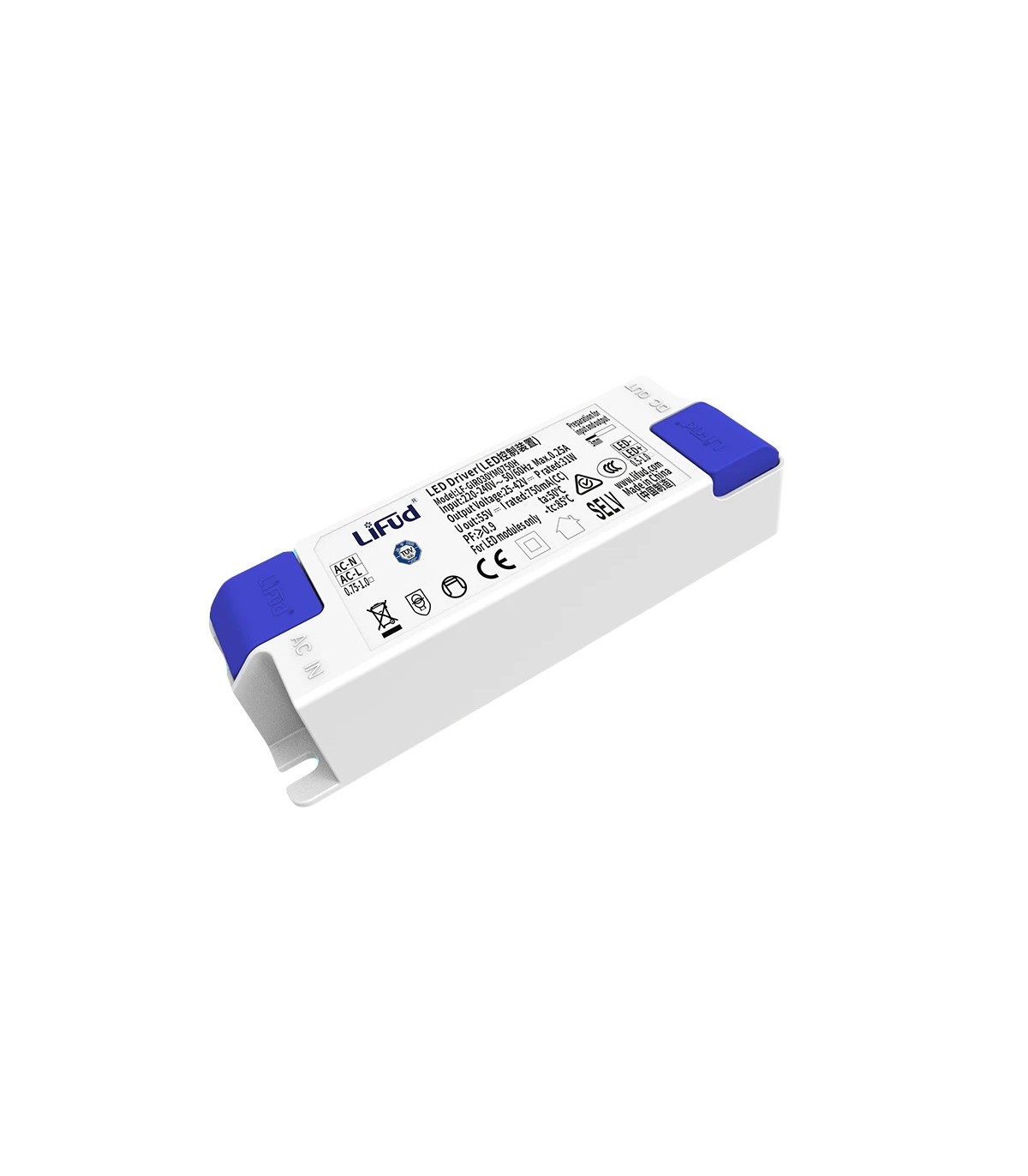 Driver LIFUD 30W OUT 25-42VDC 750mA Free Flicker