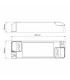 Driver LIFUD 30W OUT 25-42VDC 750mA Free Flicker