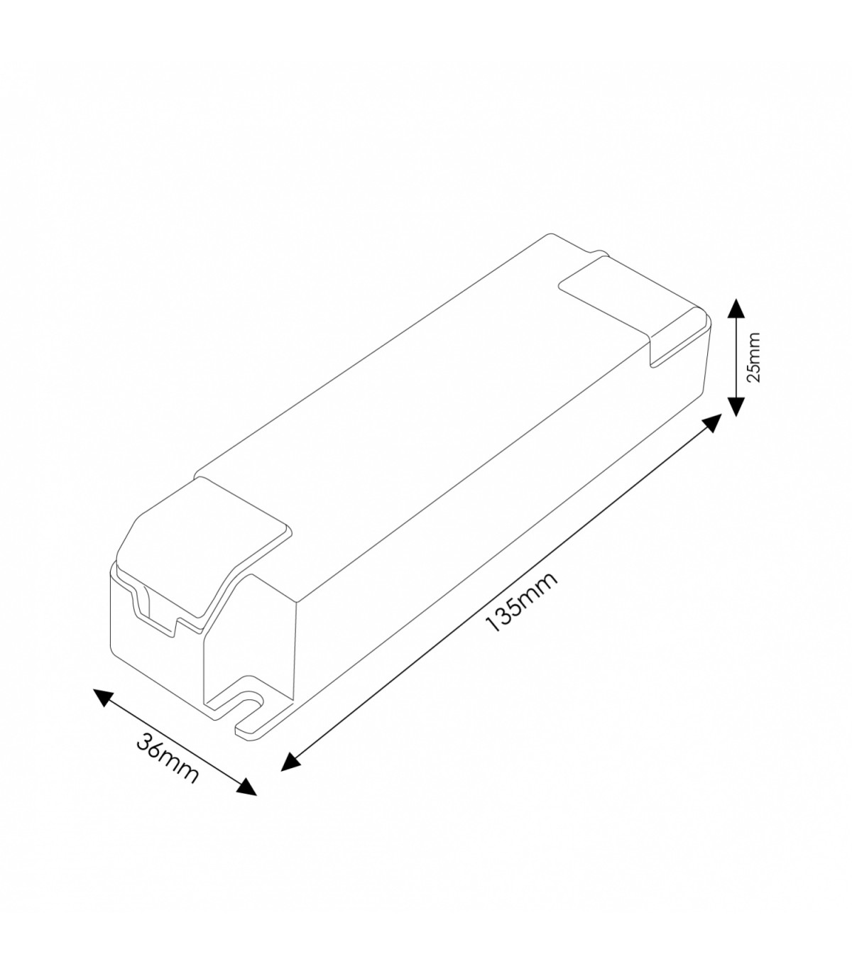Driver LIFUD 40W OUT 25-42 DC 1000mA Free Flicker