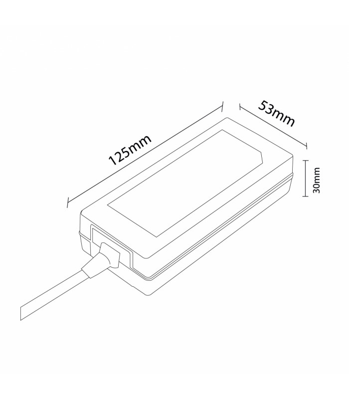 Fuente Alimentación Para Tiras De Led 220V A 24V 60W 2.5A