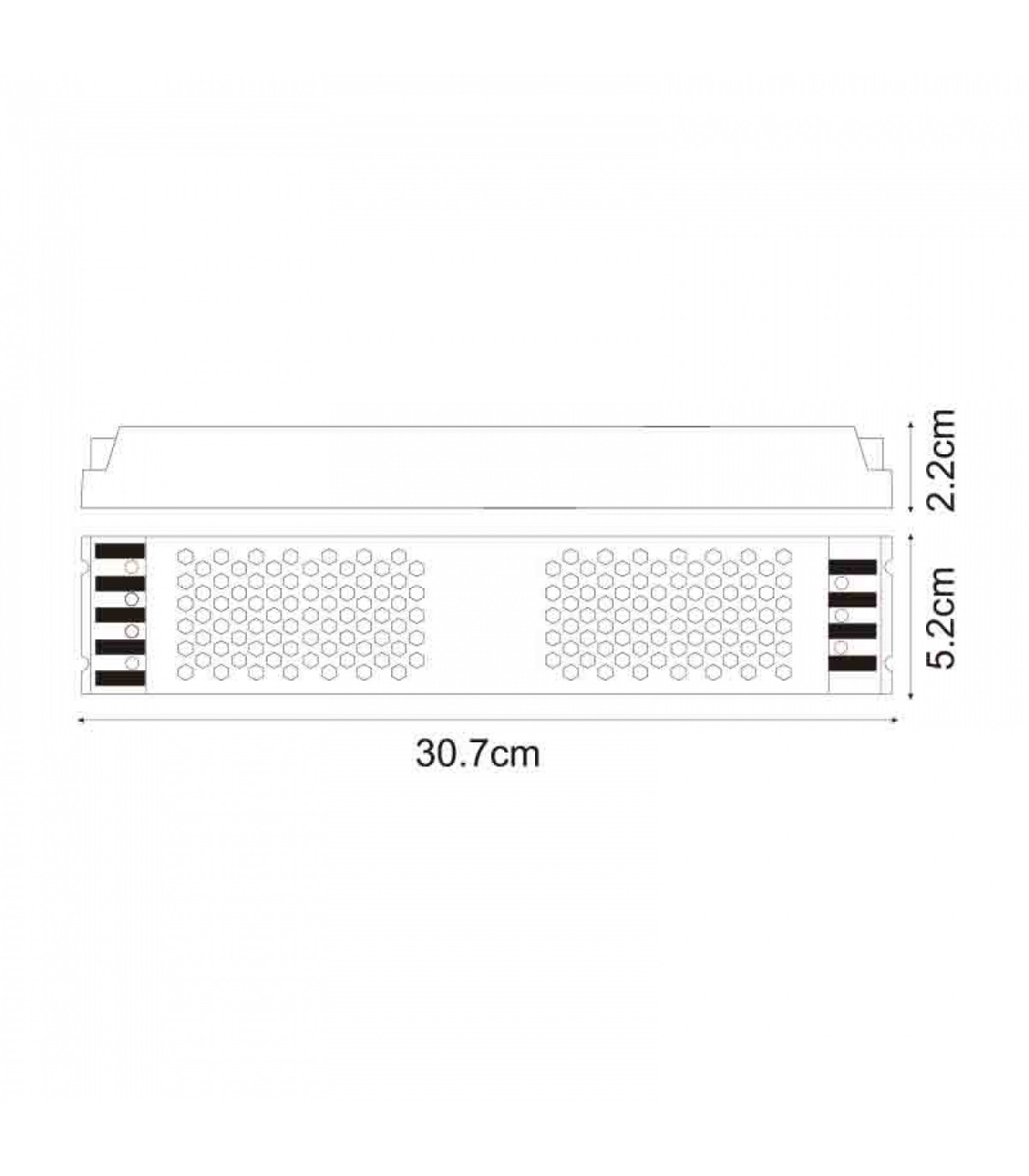 Fuente Alimentación SLIM 300W (DC12V) 25A IP20