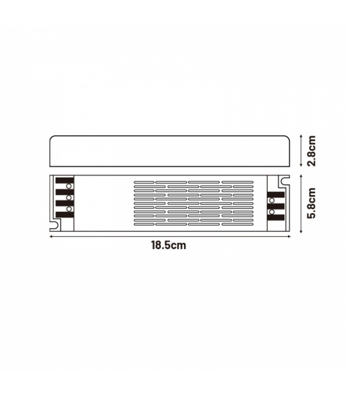 Fuente Alimentación SLIM 200W (DC24V) 8.3A IP44