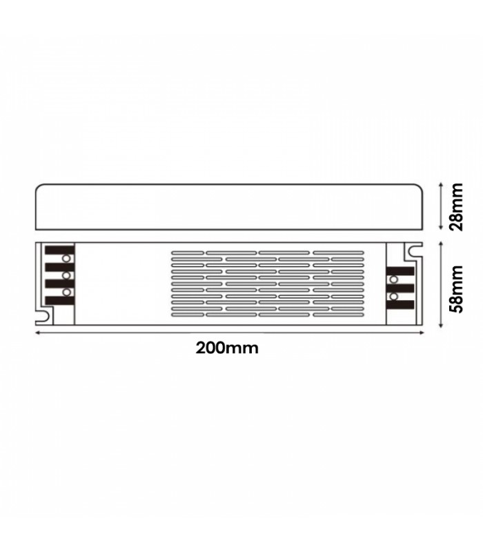 Fuente Alimentación SLIM 300W (DC24V) 12.5A IP44