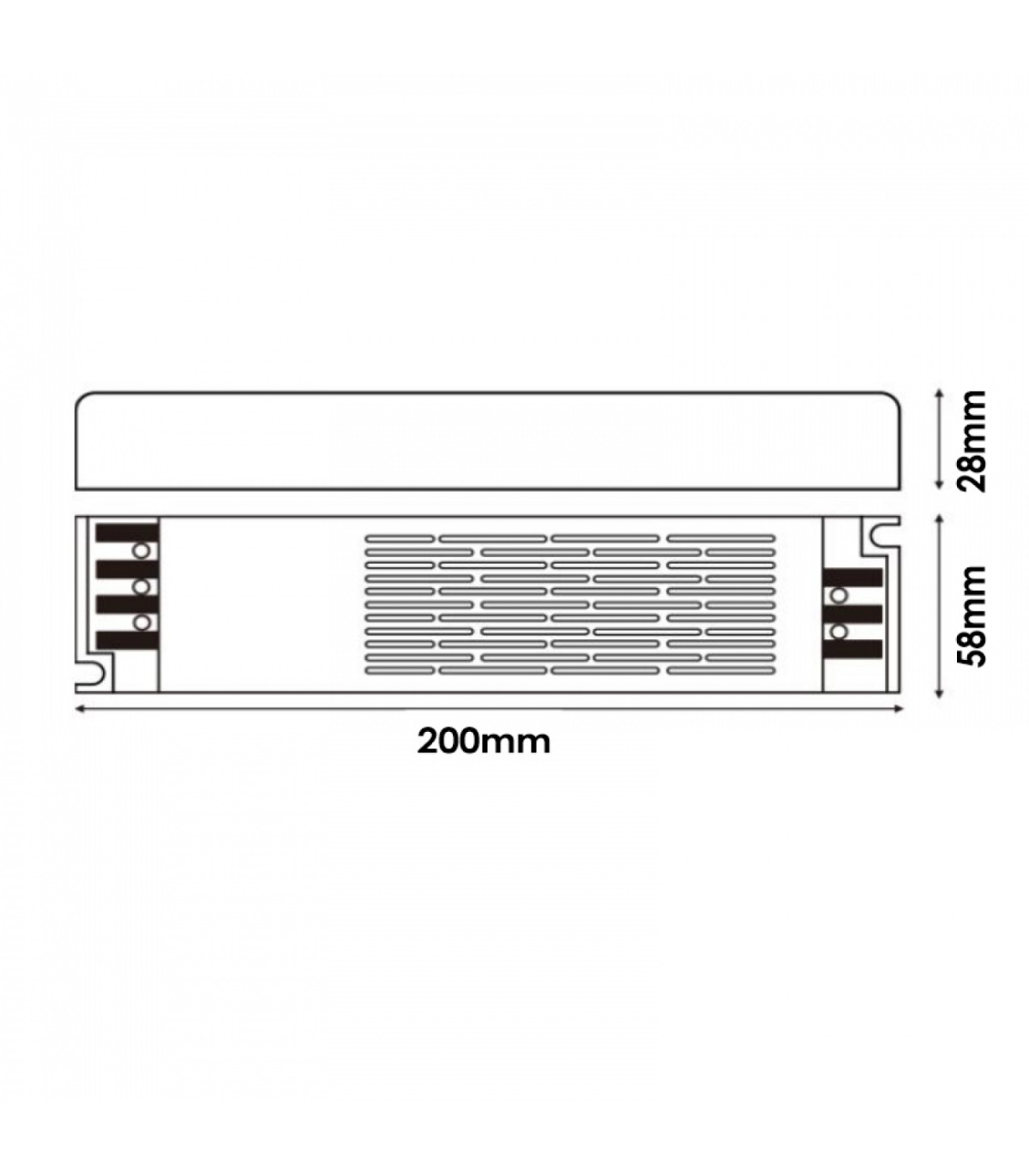 Fuente Alimentación SLIM 300W (DC24V) 12.5A IP44
