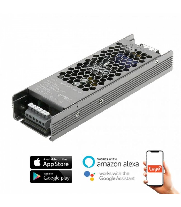Fuente Alimentación Dimmable APP Tuya RGB+CCT 200W (DC24V) 8.3A IP20