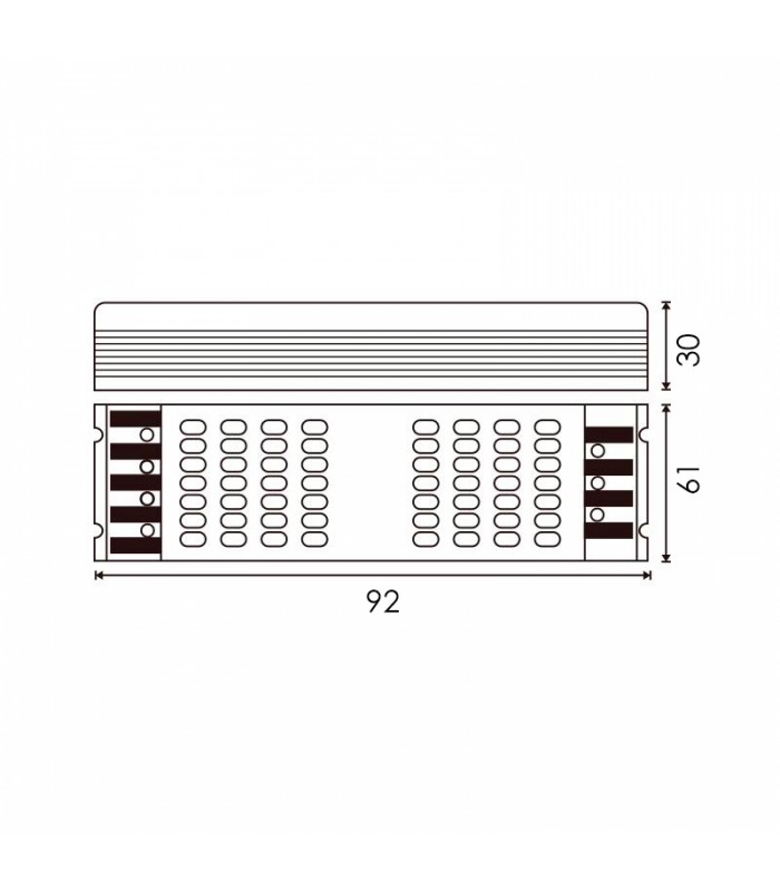 Fuente Alimentación Dimmable APP Tuya RGB+CCT 200W (DC24V) 8.3A IP20