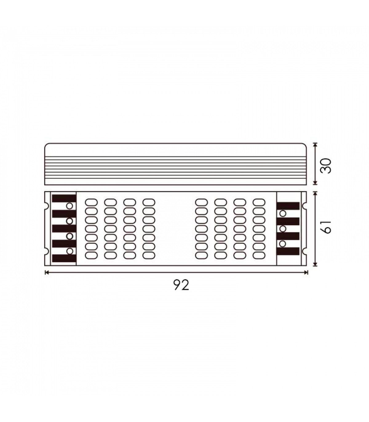 Fuente Alimentación Dimmable APP Tuya RGB+CCT 200W (DC24V) 8.3A IP20