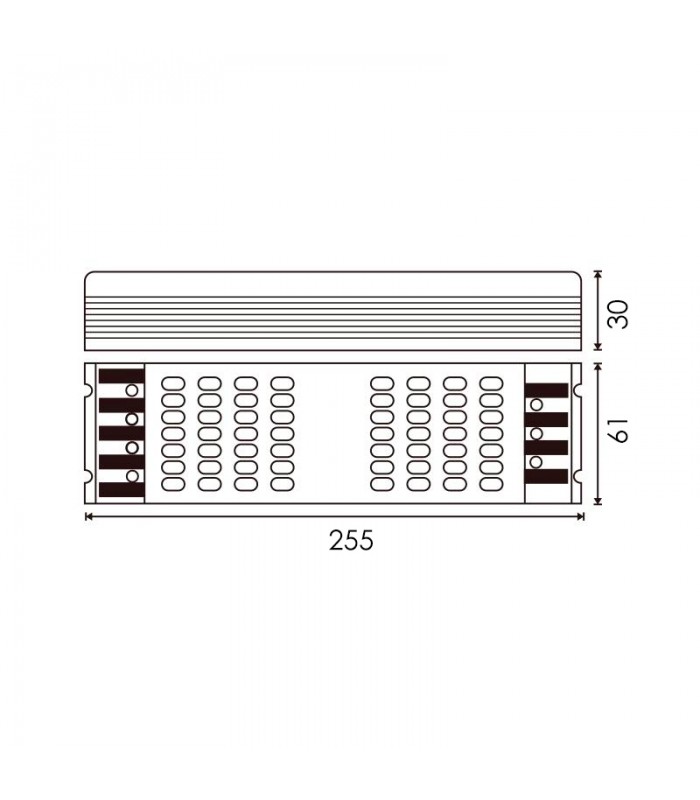 Fuente Alimentación Dimmable APP Tuya RGB+CCT 400W (DC24V) 16.6A IP20