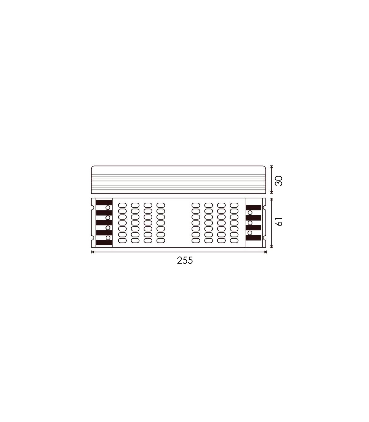 Fuente Alimentación Dimmable APP Tuya RGB+CCT 400W (DC24V) 16.6A IP20