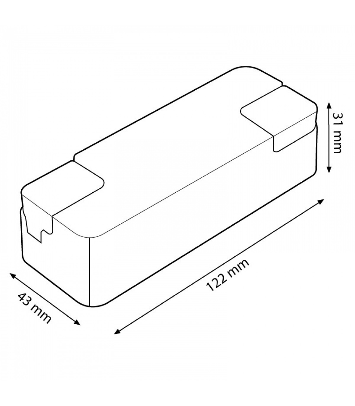 Driver PHILIPS Certadrive 44W OUT30-42VDC 1050mA IP44