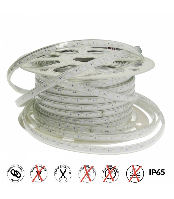 Tira Led FAST 220V 14.4W/m 1440Lm/M IP65 RGB -Metro-
