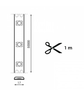 Tira Led ARAST 220V 14.4W/m 1584Lm/M IP65 -50 Metros-