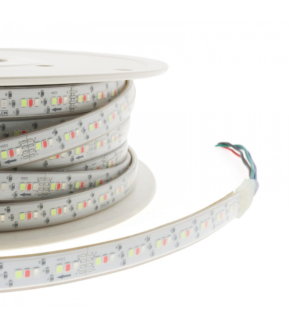 Tira Slim LED Bergamo 13W/m 1000Lm/M 220V IP65 RGB -Metro-