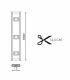Tira Slim LED Bergamo 13W/m 1000Lm/M 220V IP65 RGB -Metro-