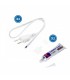 Cable Adaptador con clavija Para Tira Led Ruzok/Brescia/Bergamo 220Vac