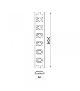 Tira Flexible Led 20W 2000Lm/M 240Led/m IP20 DC24V -5 Metros-