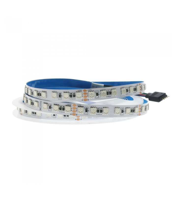 Tira Flexible Led 12W RGB 96Led/m IP20 DC24V -5 Metros-