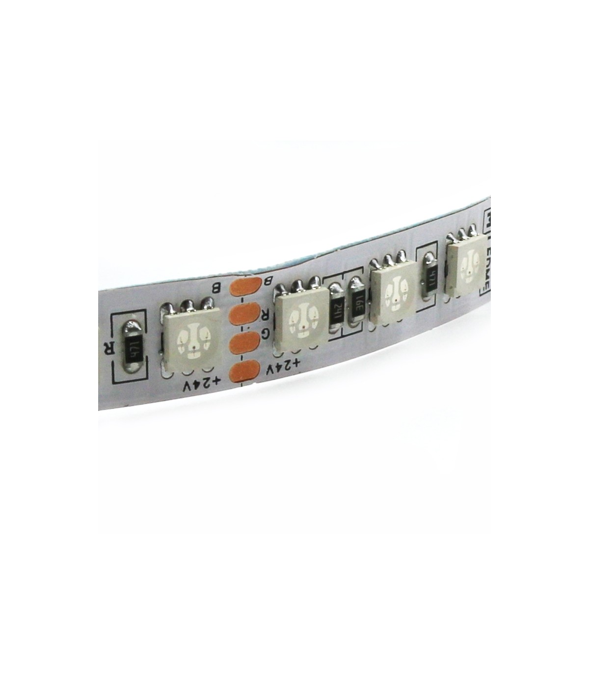 Tira Flexible Led 12W RGB 96Led/m IP20 DC24V -5 Metros-