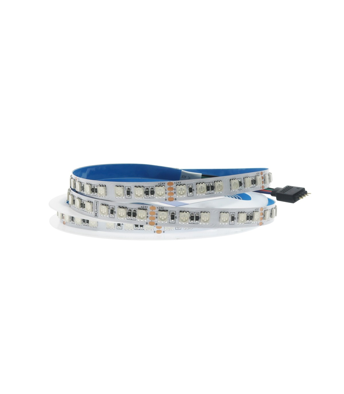 Tira Flexible Led 12W RGB 96Led/m IP65 DC24V -5 Metros-