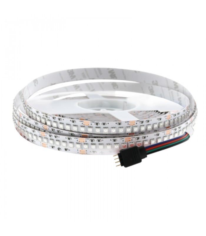Tira Flexible Led 25W RGB 204Led/m IP20 DC24V -5 Metros-