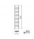 Tira Flexible Led 25W RGB 204Led/m IP20 DC24V -5 Metros-