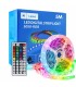 Kit Tira Led 24W 1920Lm Fuente + Mando IP20 RGB -5 Metros-
