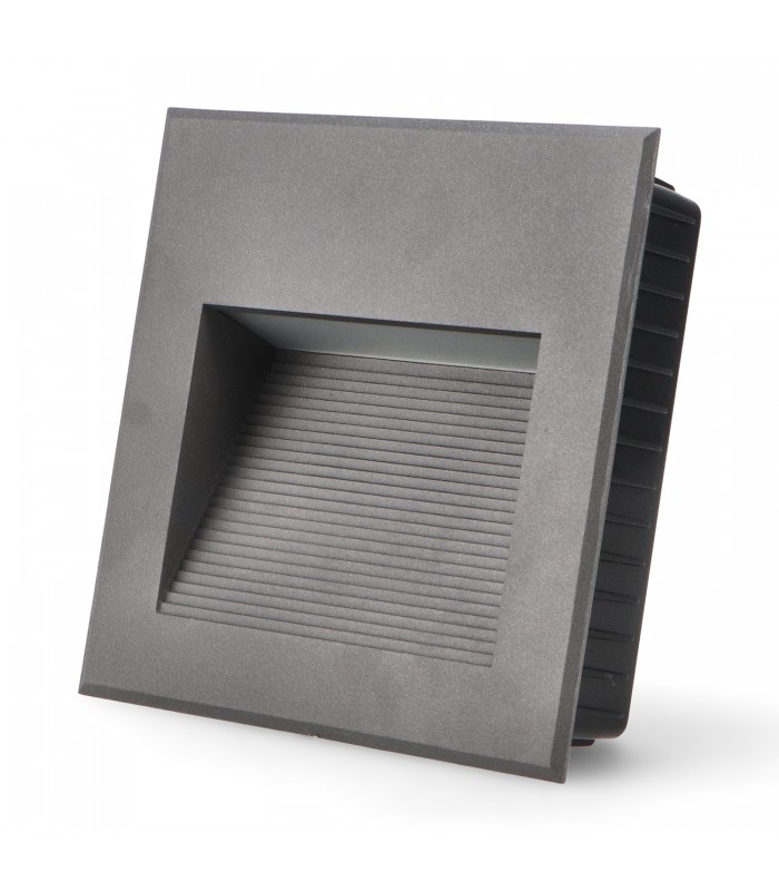 Baliza ENFINE Empotrable 10W 800LM IP65 Negra