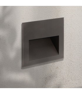 Baliza ENFINE Empotrable 10W 800LM IP65 Negra