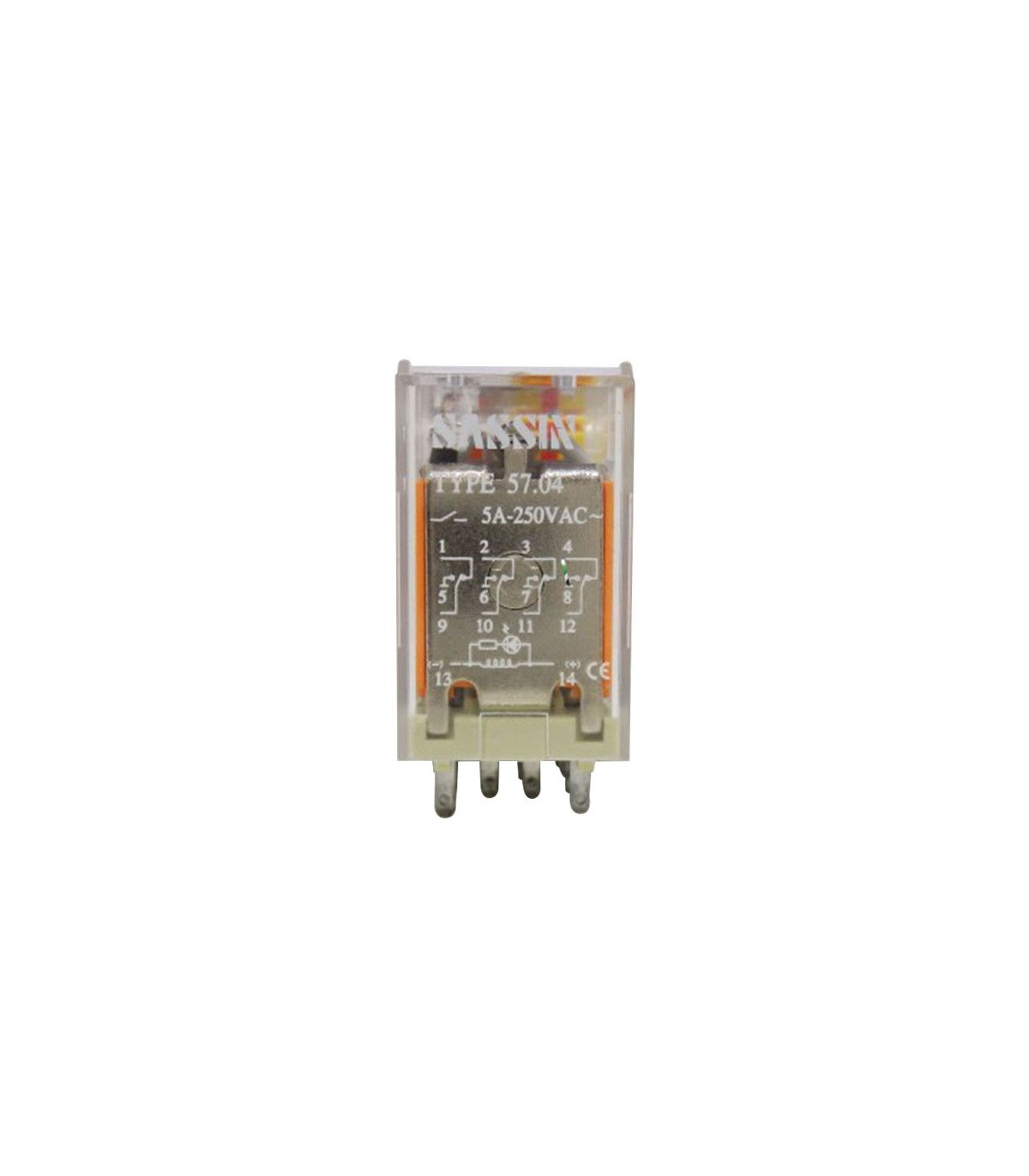 Relé Enchufable Electromagnético 5A 4NOC DC12V