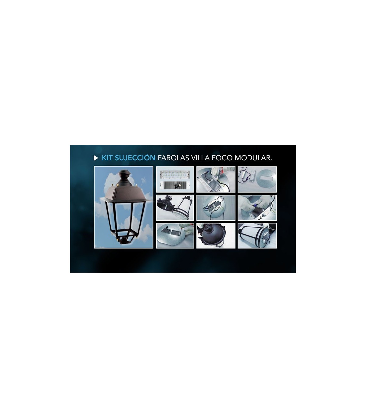 Foco Modular LED 50W 7.500Lm 90º IP68 150Lm/W 
