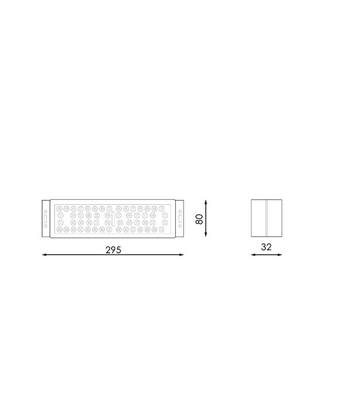 Foco Modular LED 50W 7.500Lm 90º IP68 150Lm/W