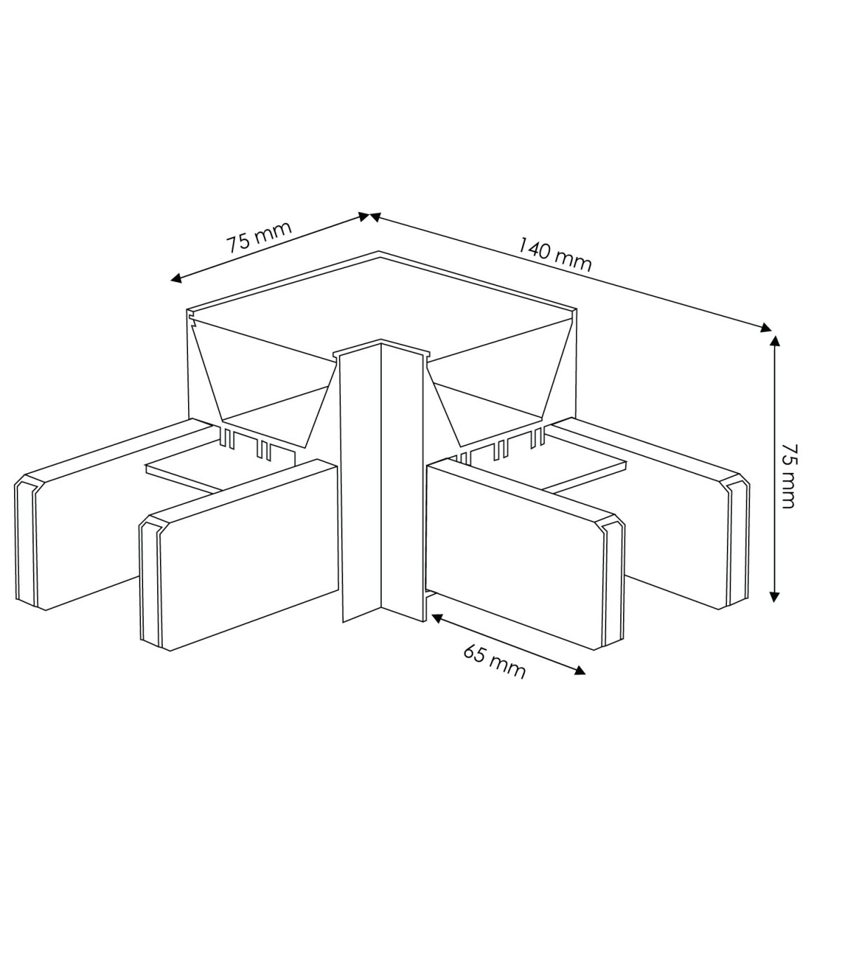 Barra Lineal TRUNK L 5W 500Lm UGR19 CCT