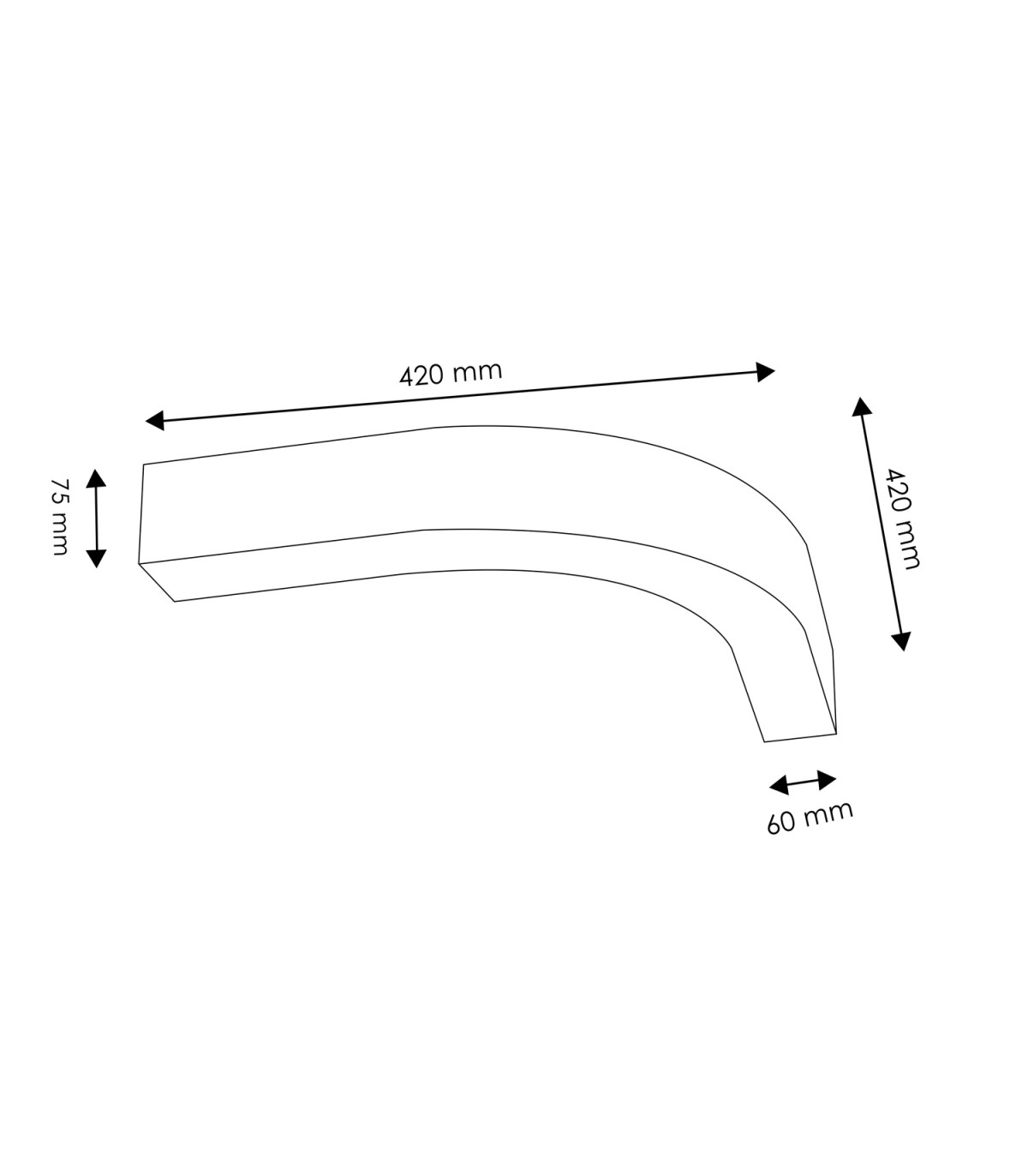 Barra Lineal TRUNK L 23W 2300Lm UGR19 CCT
