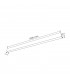 Barra Lineal TRUNK 40W 4000Lm 120CM UGR19 CCT