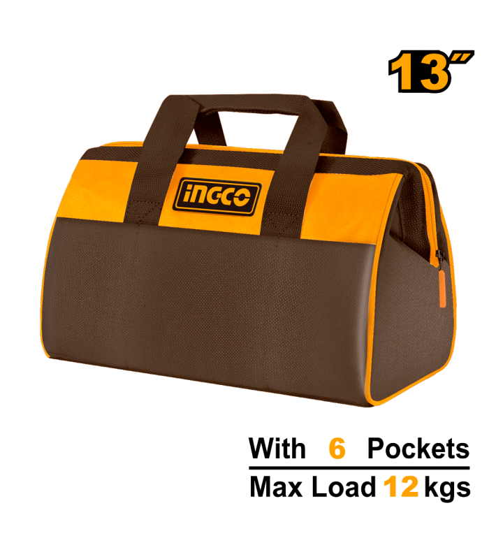 Bolsa Portamáquinas 6 Bolsillos 13" INGCO