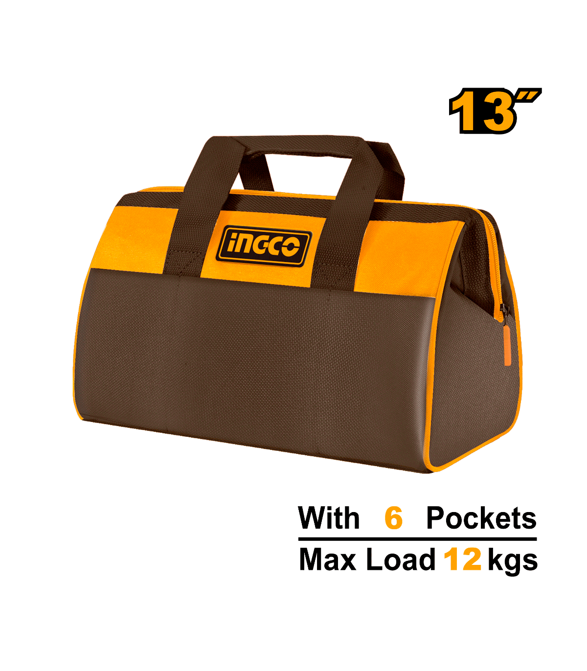 Bolsa Portamáquinas 6 Bolsillos 13" INGCO