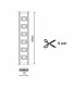 Tira Flexible Led 12W RGB 120Led/m IP20 DC24V -10 Metros-