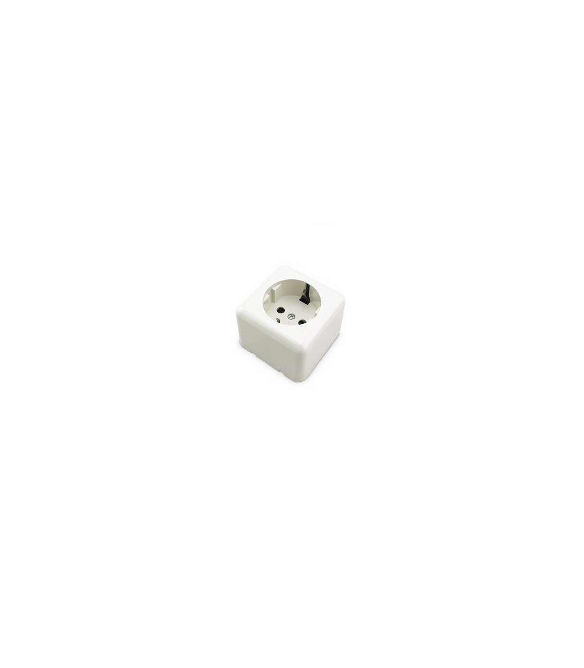 Base superficie Sucko Blanca 60x60mm 16A 250V