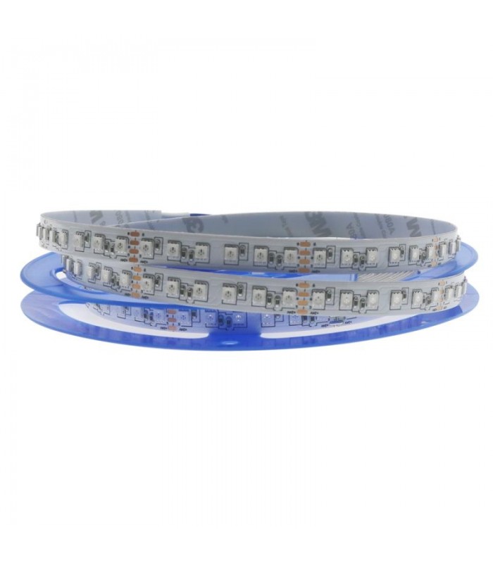 Tira Flexible Led 12W RGB 120Led/m IP65 DC24V -5 Metros-
